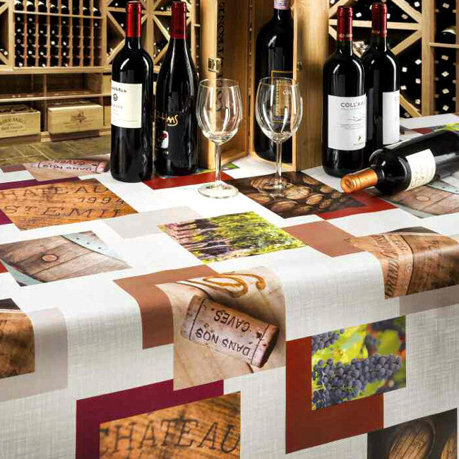 Vino Vingård, flot voksdug med motiver fra den italienske vingård