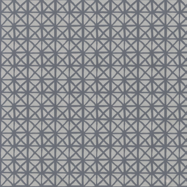 Andy Grey, præget voksdug grå, 140 cm bred