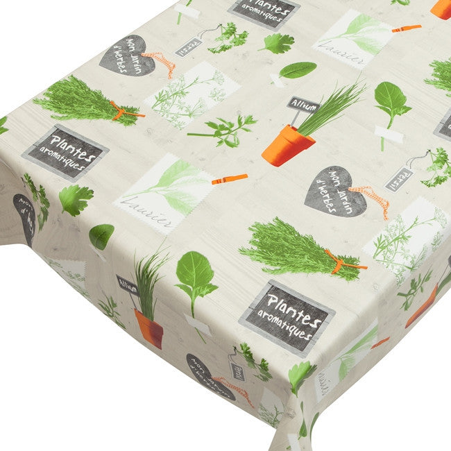 Basilic voksdug med krydderurter, 140 cm bred