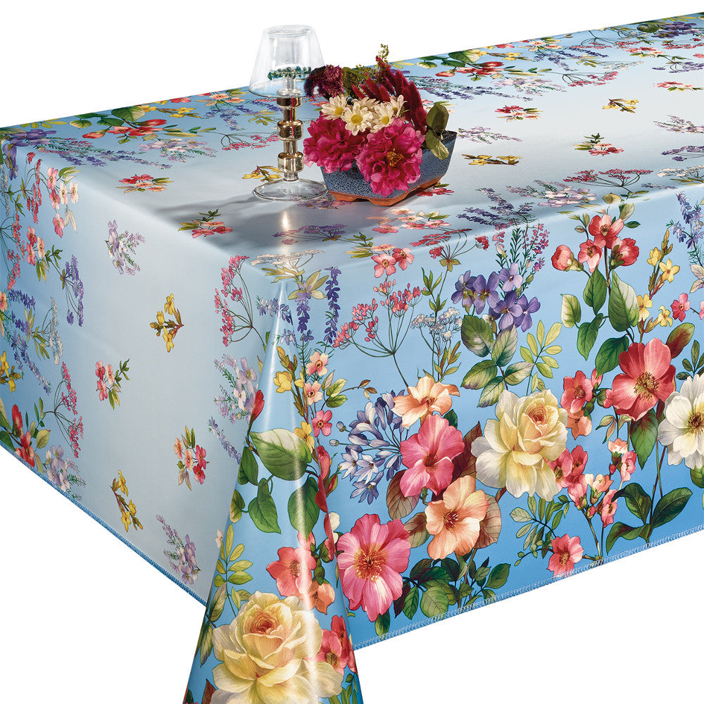 Voksdug - Blomsterflor på Lyseblå Himmel