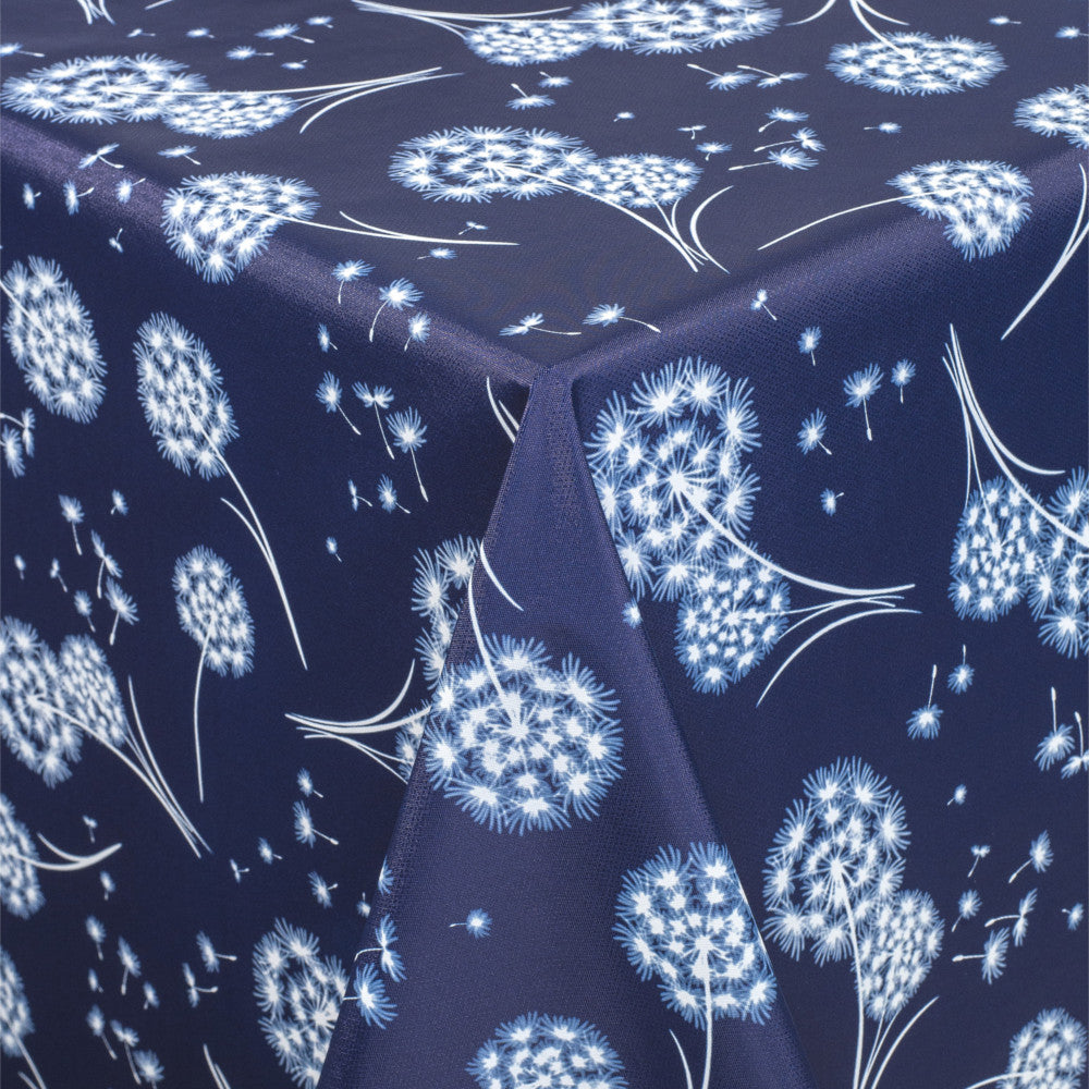 Fnok Blå - Rund voksdug med elastik