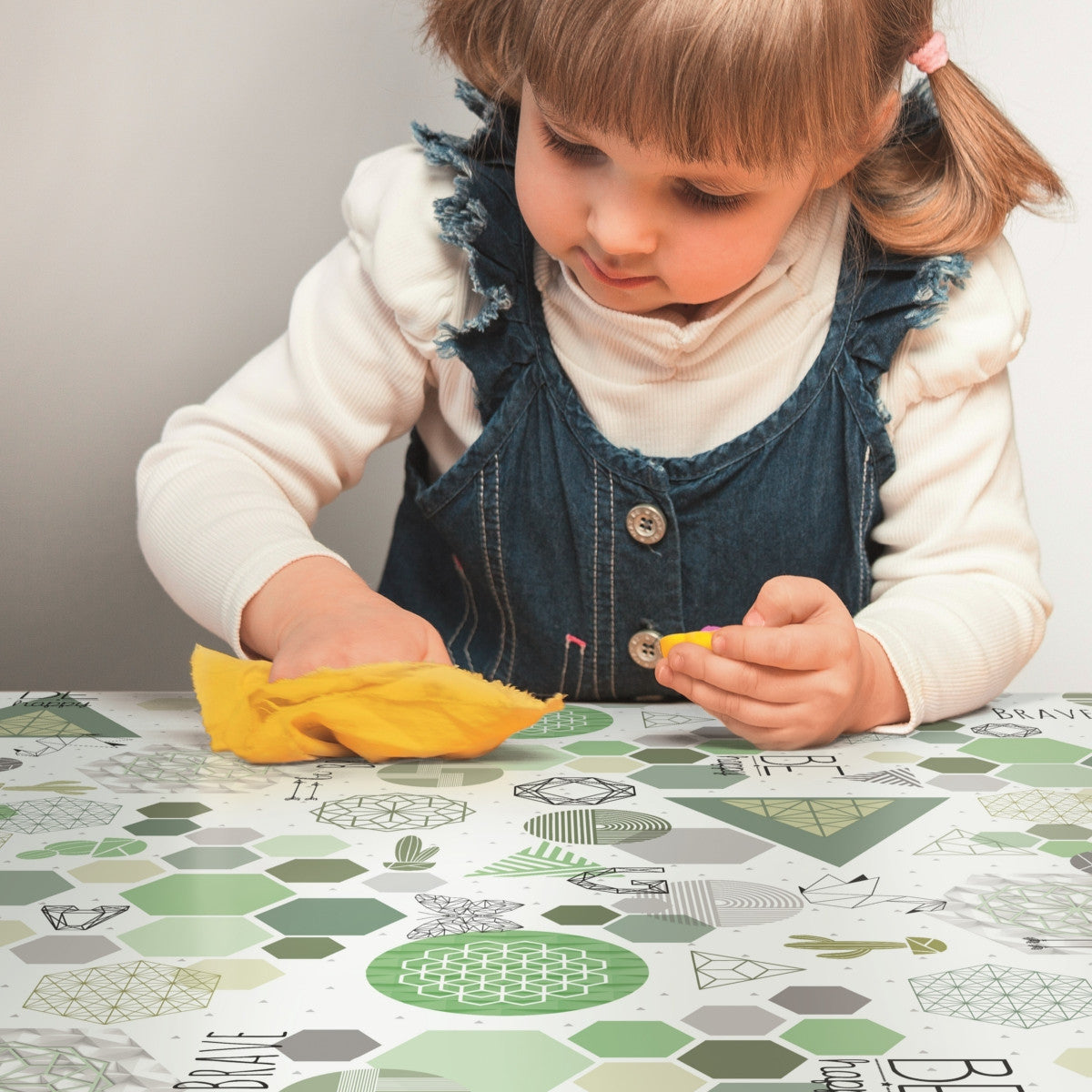 Geometris - LFGB, voksdug godkendt til kontakt med fødevare