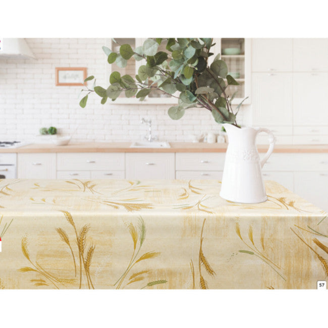 LÆNGDE: 5,5 m - Voksdug med hvedemotiv