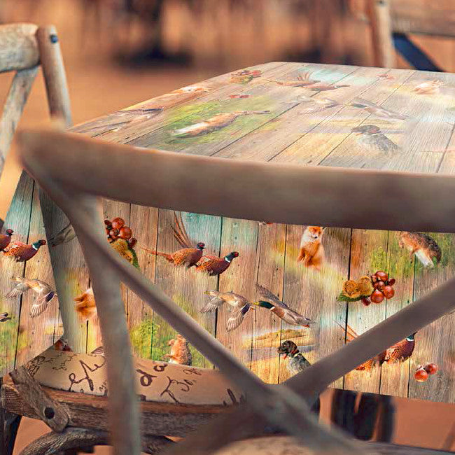 Hunter Wood, voksdug med jagt og dyr