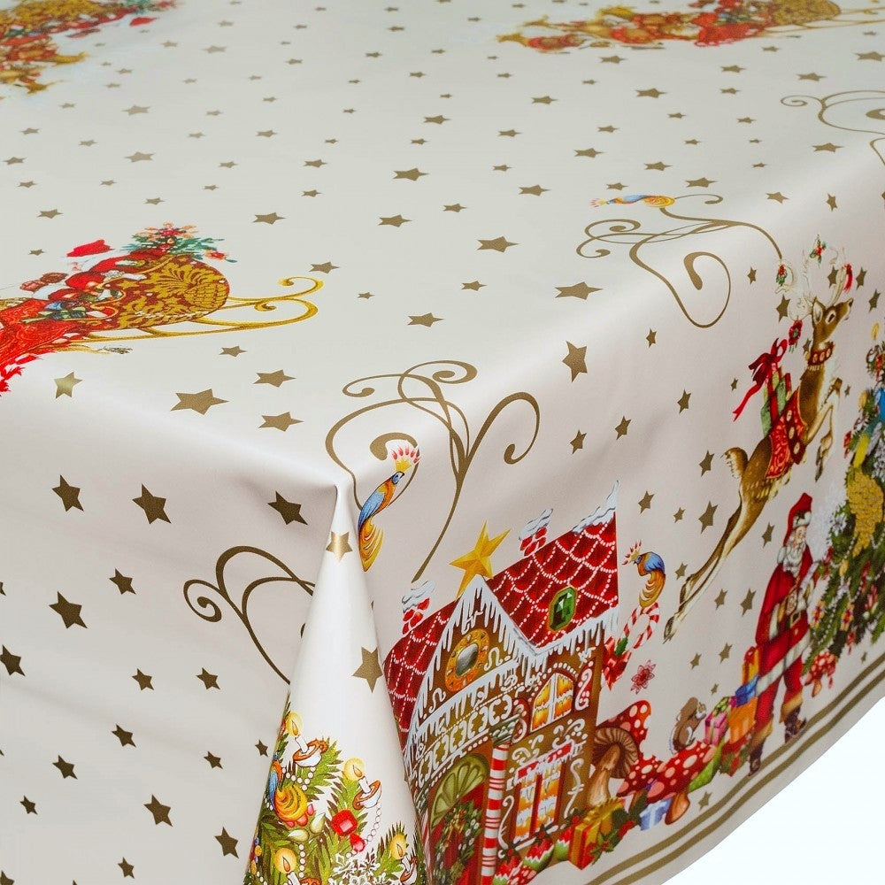 Voksdug, Jul i Kagehuset, hvid