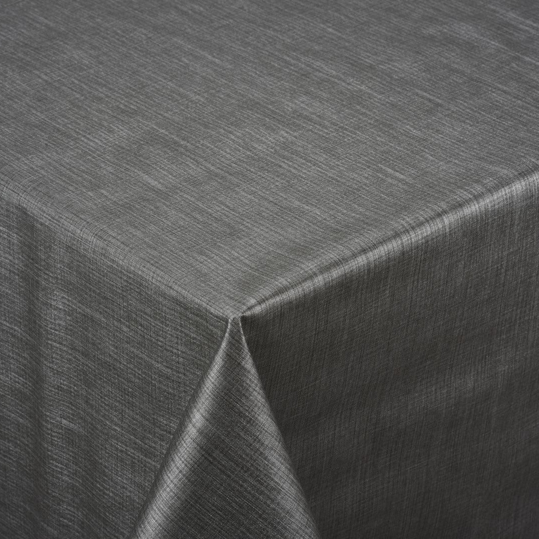 Voksdug Linette, hørlook antracit.