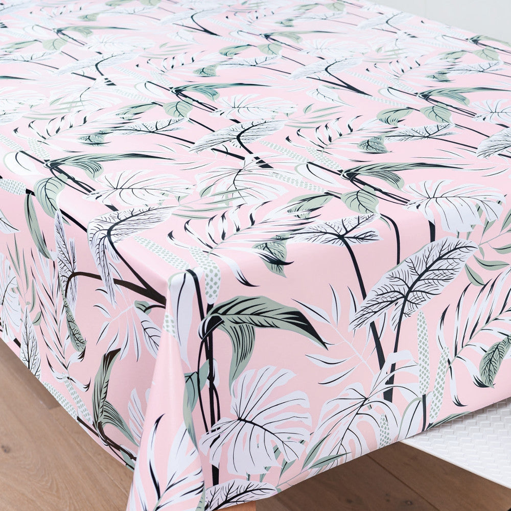 Mangrove Pink, voksdug med flotte og kunstfærdigt udformede blade