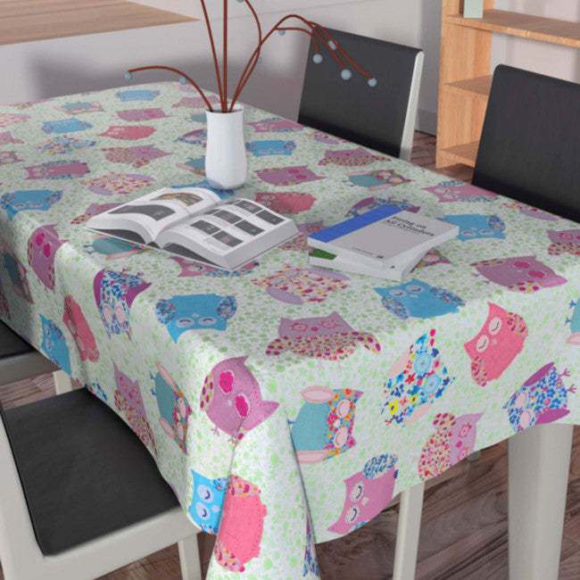 Owls, voksdug med ugler, 140 cm bred