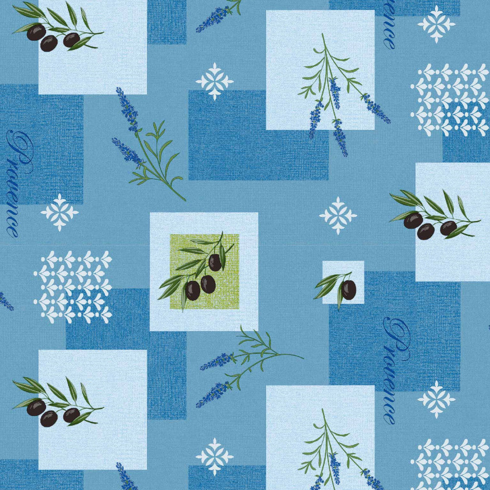 Voksdug - Provence Oliven Lavendel Blå