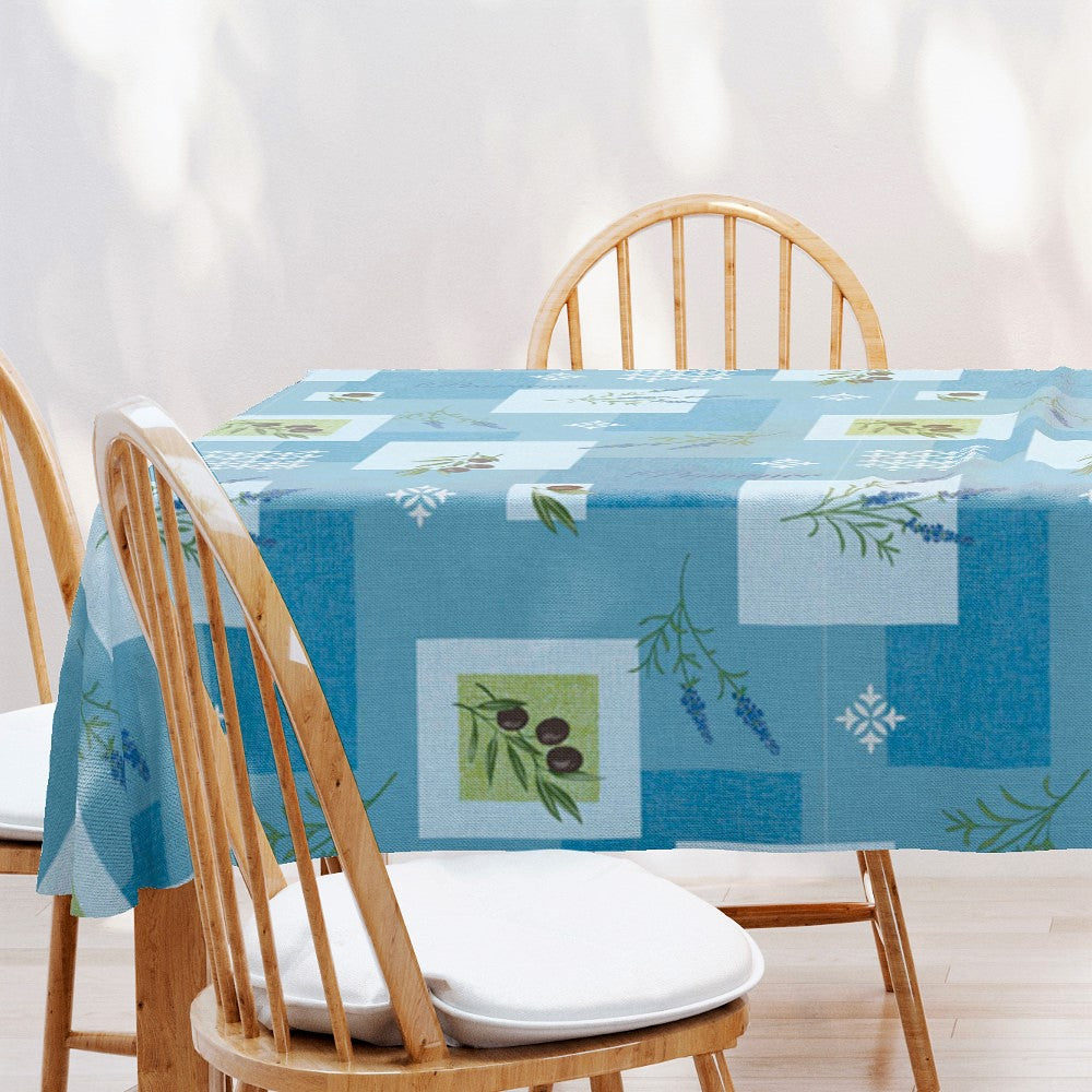 Voksdug - Provence Oliven Lavendel Blå