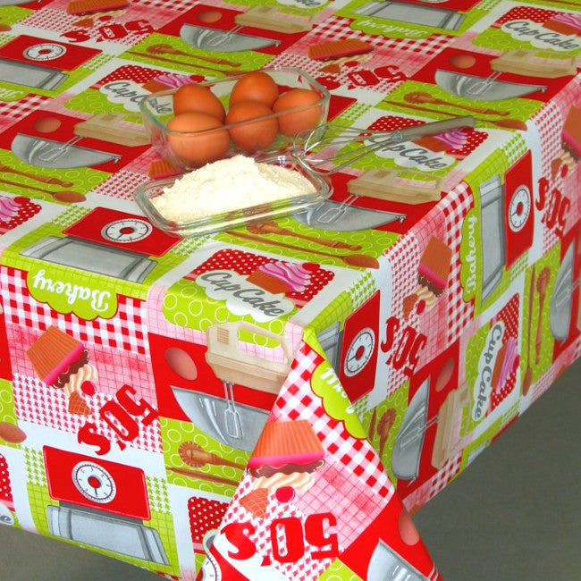 Retro voksdug - 50´s Cup Cake