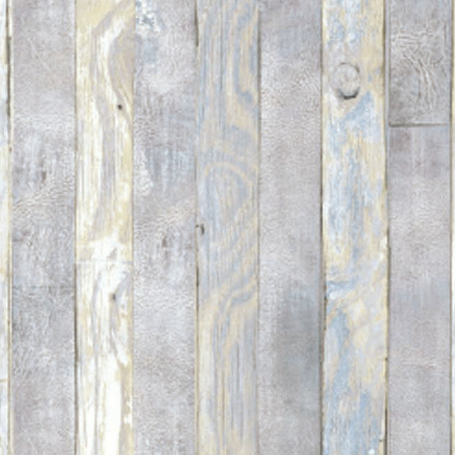 Scrap Wood, voksdug med flot struktur og trælook, 140 cm bred