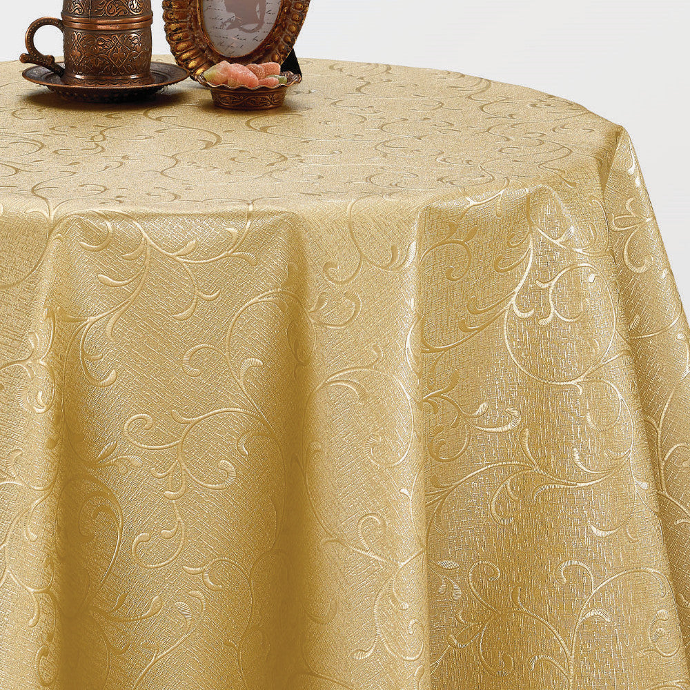 Voksdug - Snerlehaven Gylden Beige - Metermål og rund