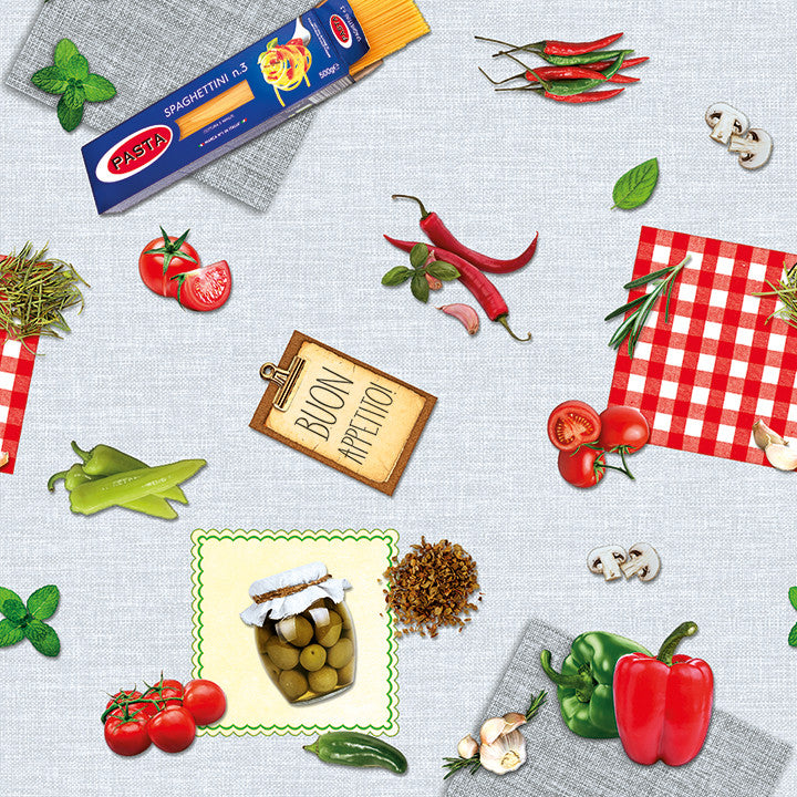 Spaghetti no.3 Buon Appetito - Voksdug ingredienser til god mad