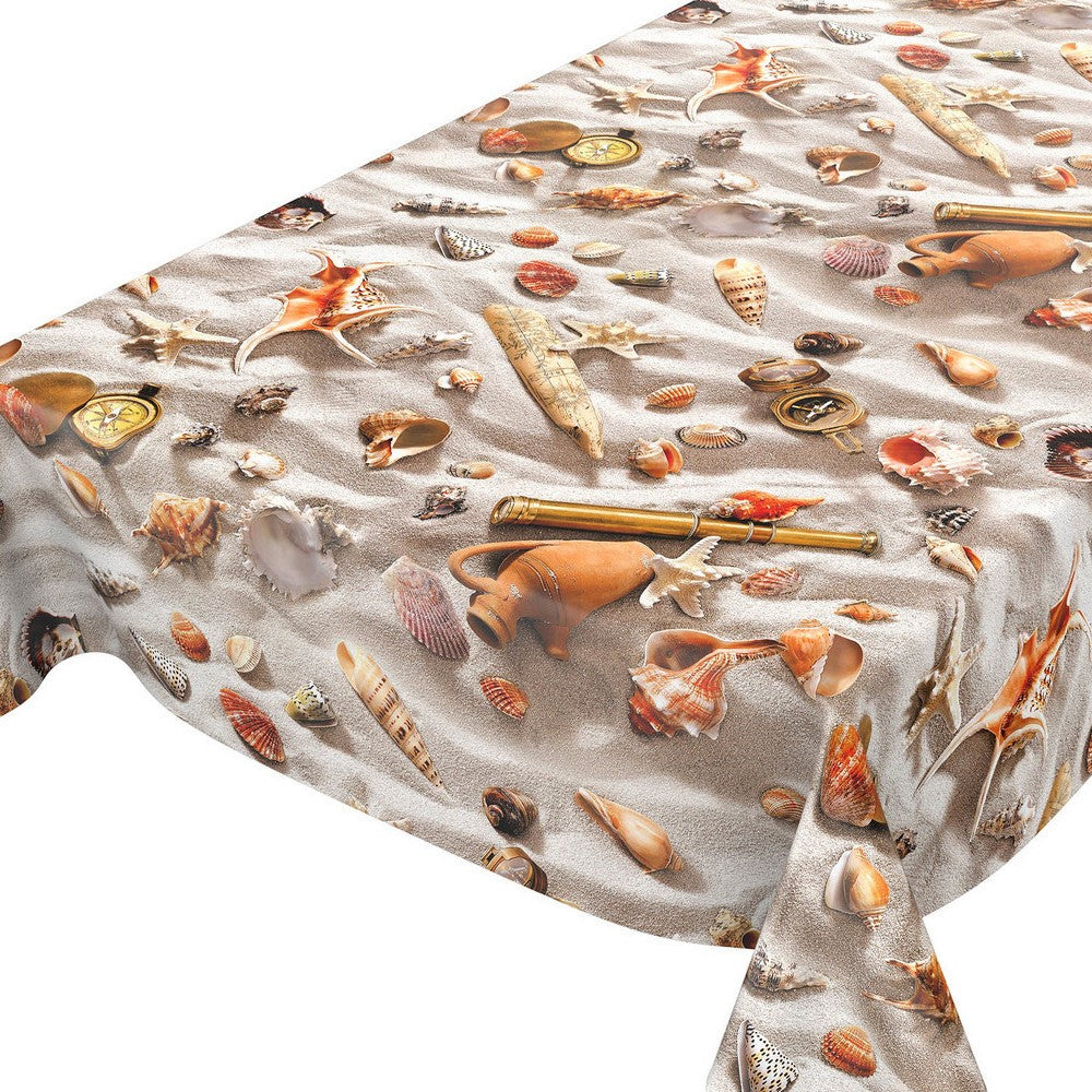 Voksdug Futura, muslinger på stranden