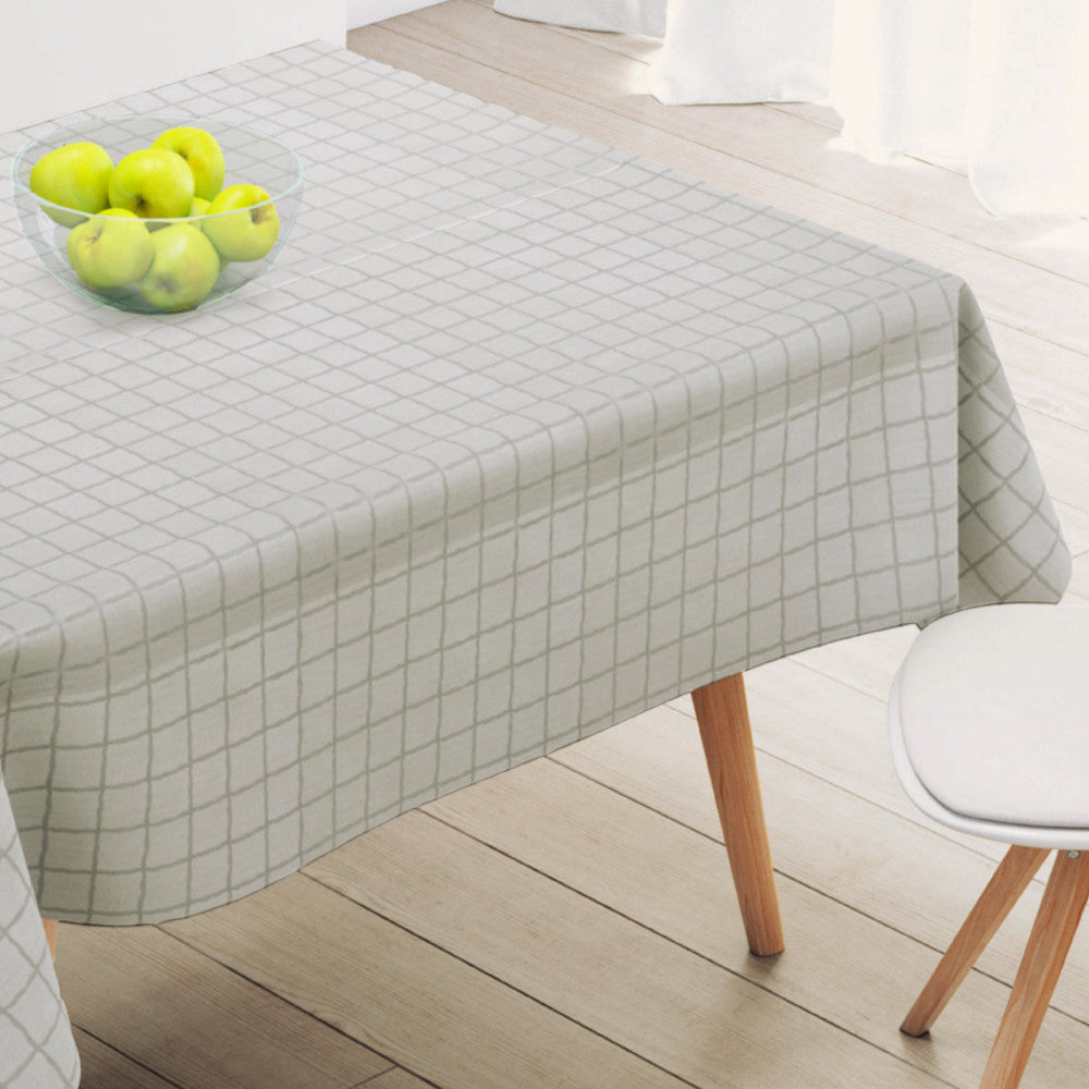 Tern Sølvgrå - Voksdug med præget struktur