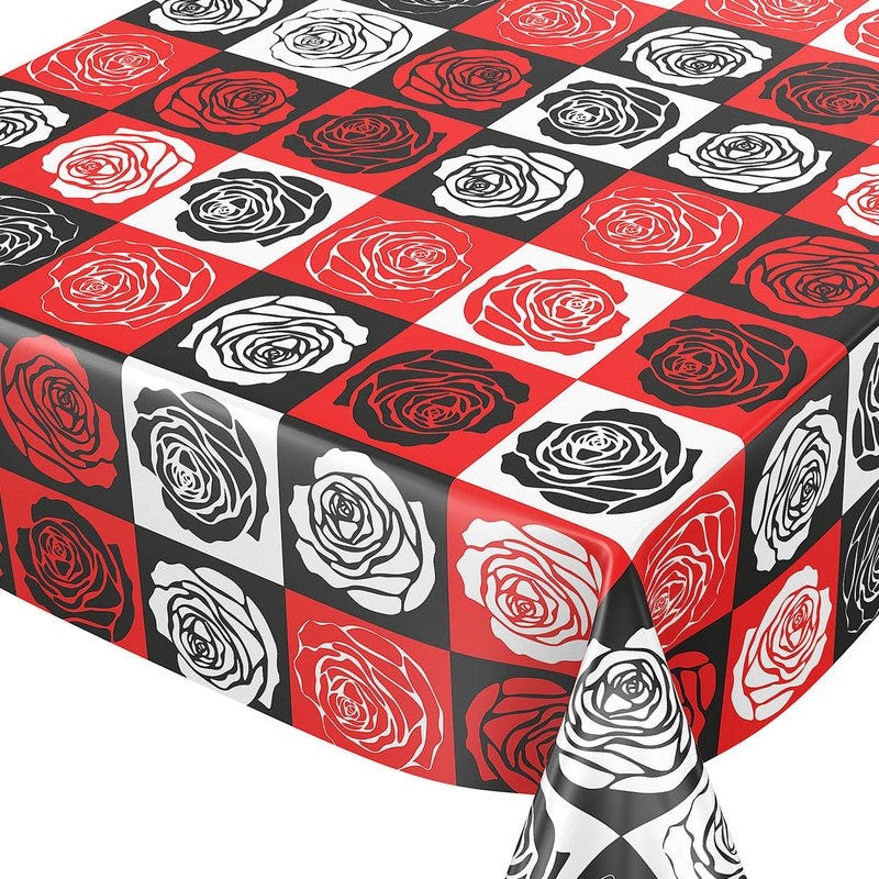 Warhols Roser, voksdug i amerikansk retro stil