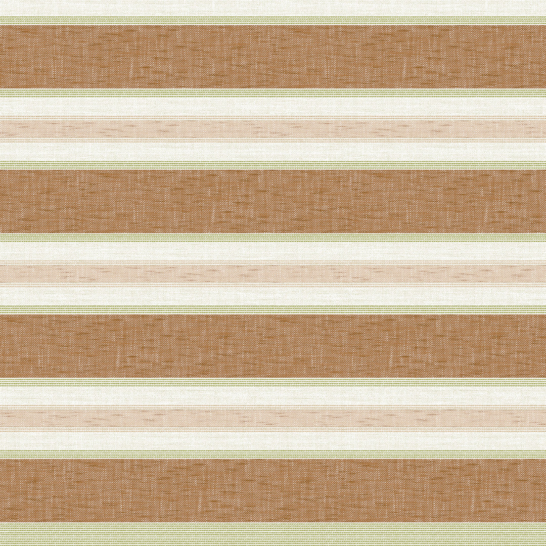 Volmer Striber Nougat - Voksdug med hørlook