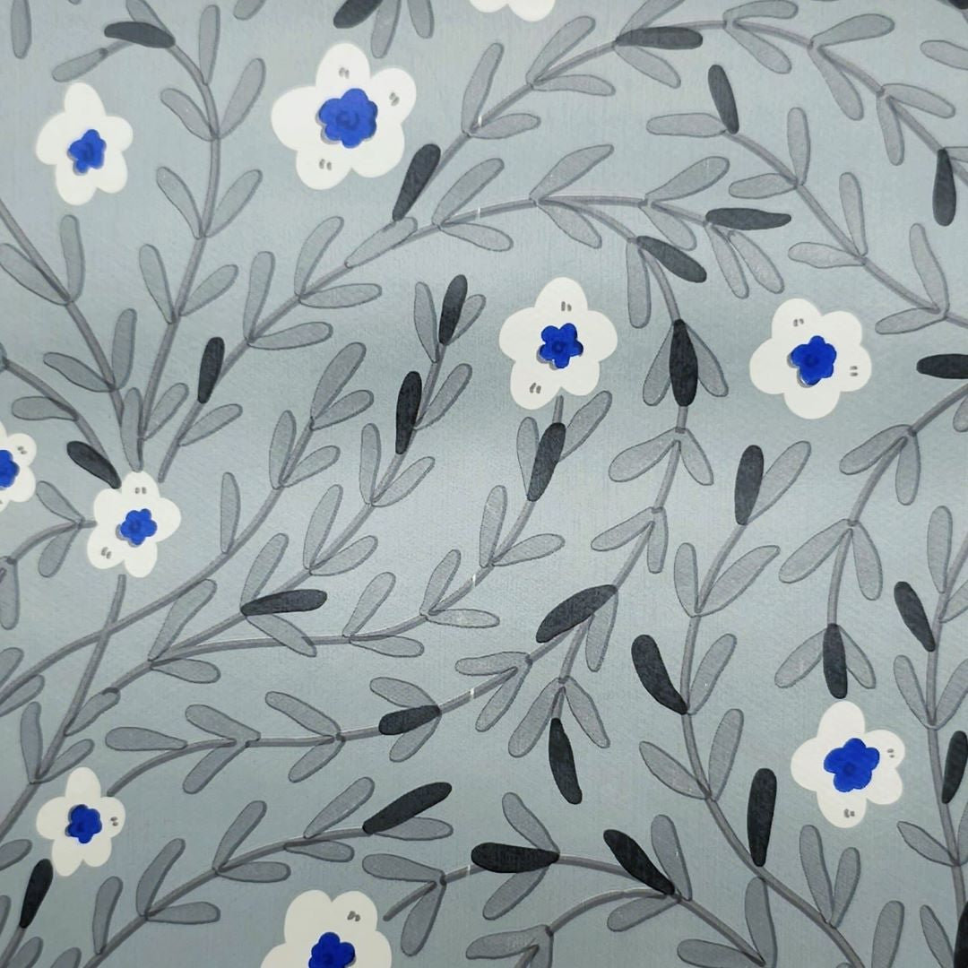 2. SORTERING - Lola voksdug - Wild & Free Ice Grey