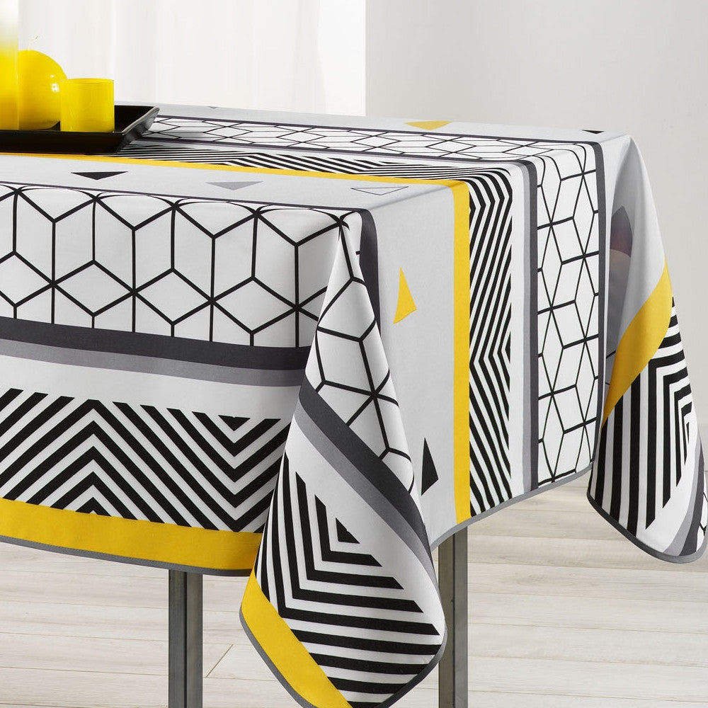 Yellow Mix, dug med anti-plet, 150 x 240 cm