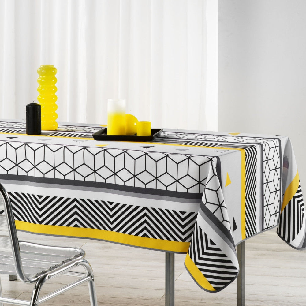 Yellow Mix, dug med anti-plet, 150 x 240 cm