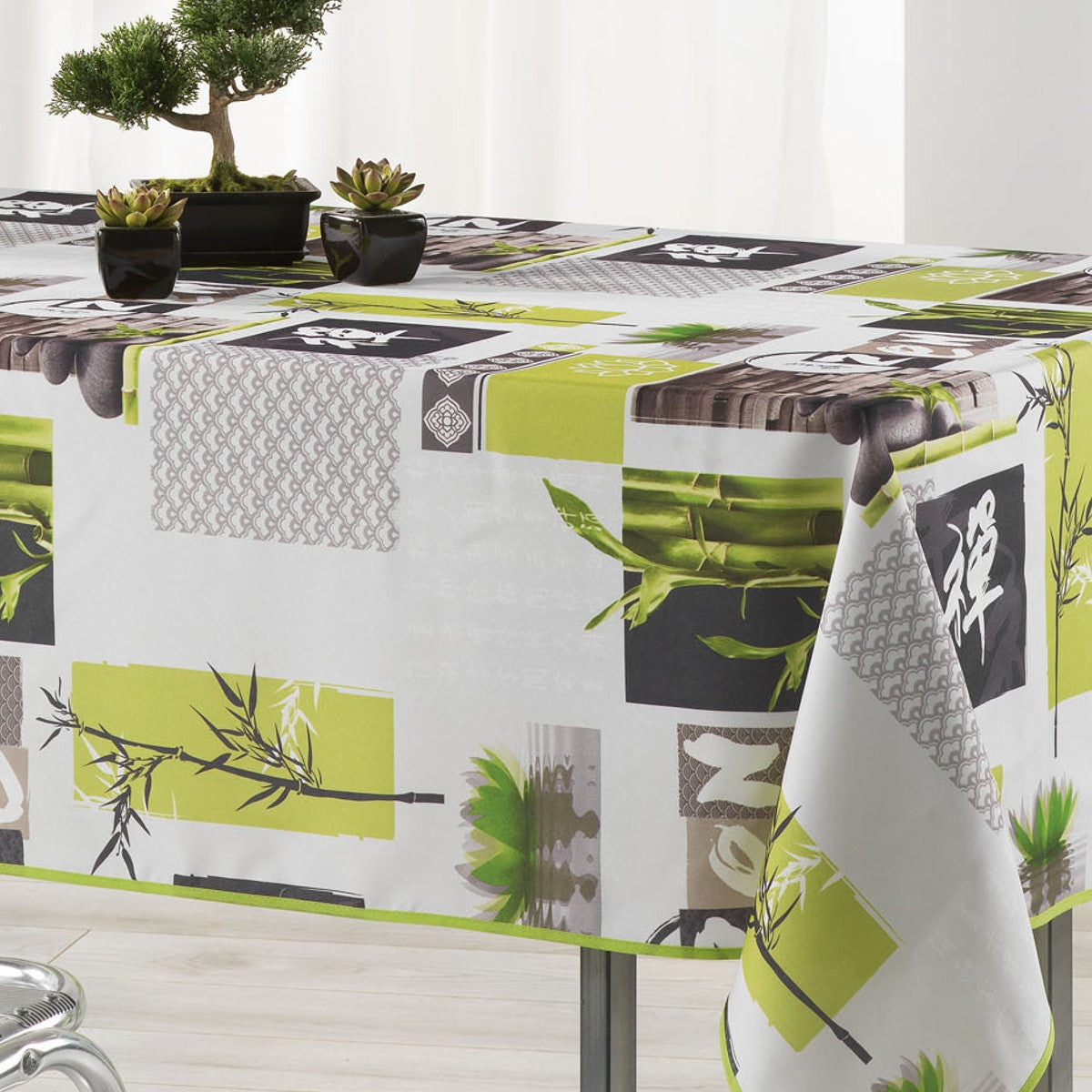 Zanis White, dug med anti-plet - 150 x 240 cm