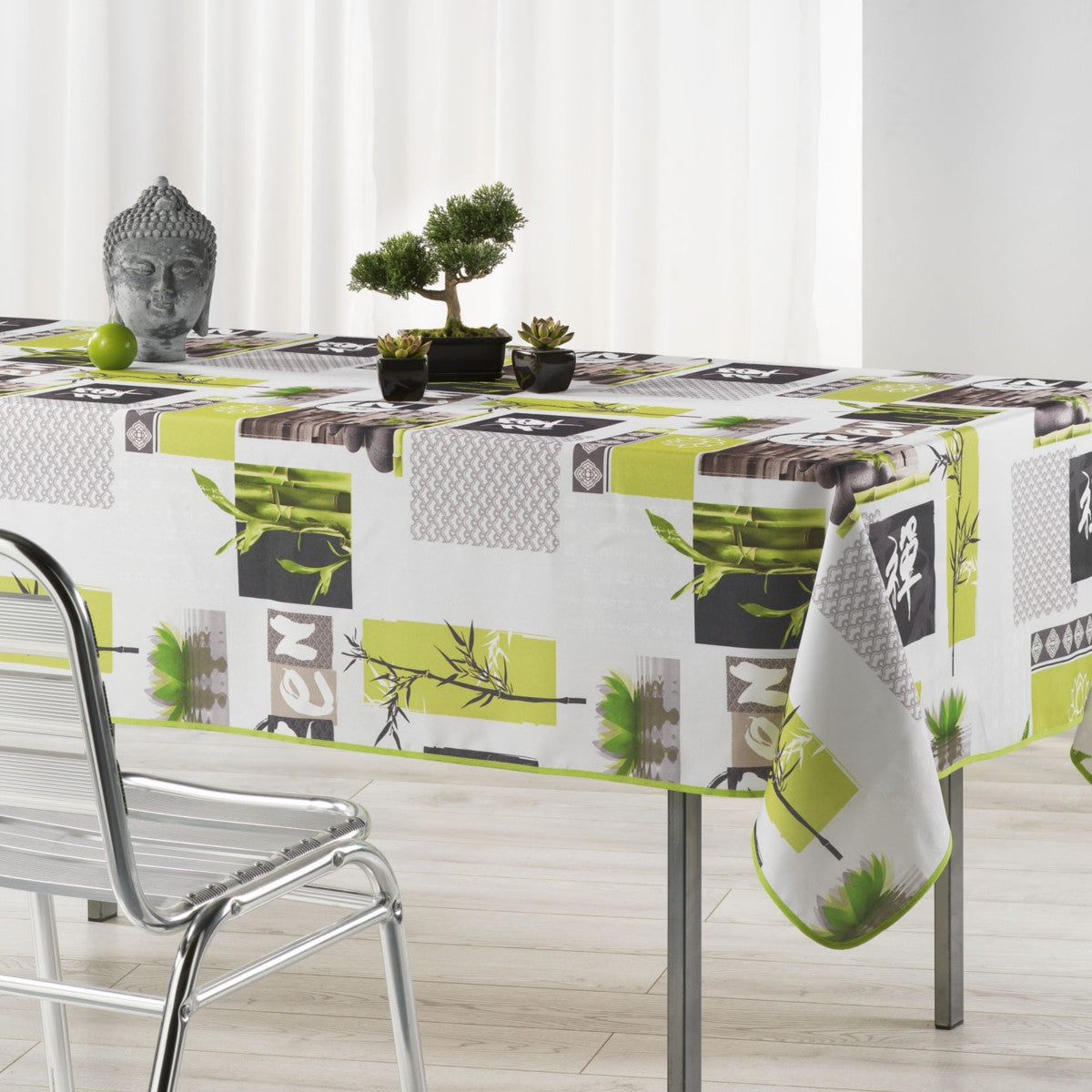 Zanis White, dug med anti-plet - 150 x 240 cm