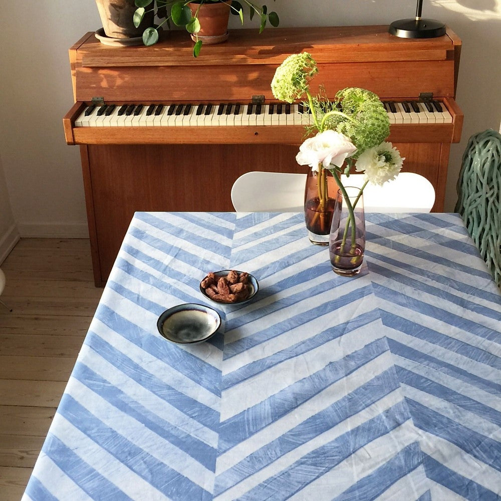 Zigsak Blue, Note by Susanne Schjerning akryldug