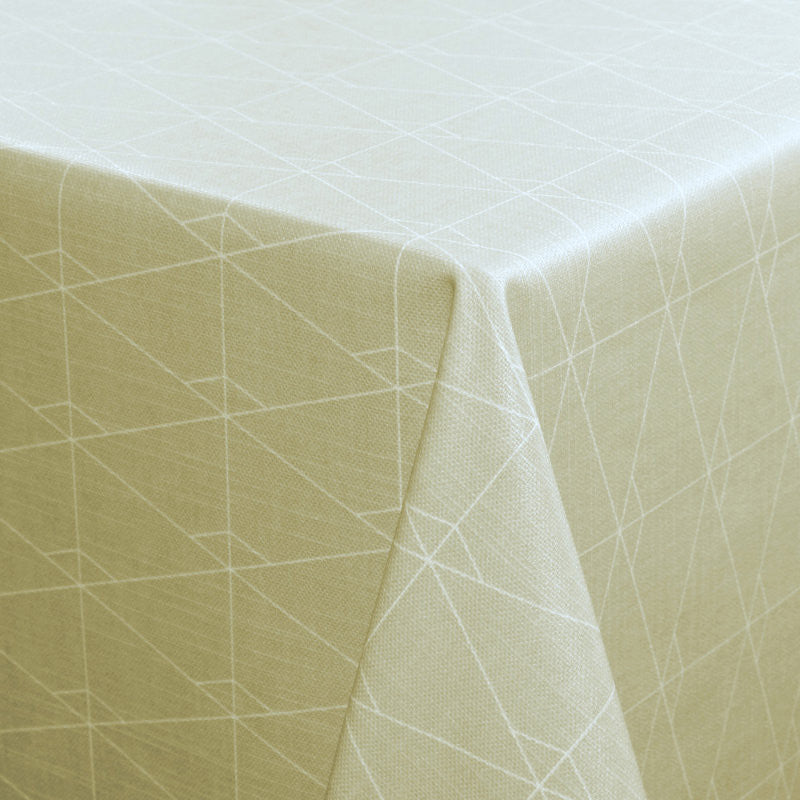 Zion Avenue, akryldug med grafisk mønster - Naturel