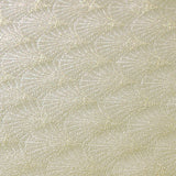 Amigoni Oro Vifteblad - Elegant akryldug med lurex i guld, 160 cm bred