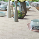 LÆNGDE: 1.5 m - Asami Stone - Ekstra kraftig voksdug med blødt grafisk udtryk