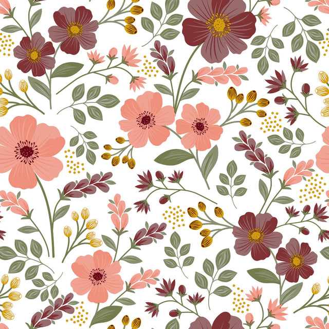 Autumn Bloom – Smuk voksdug med blomstrende varme