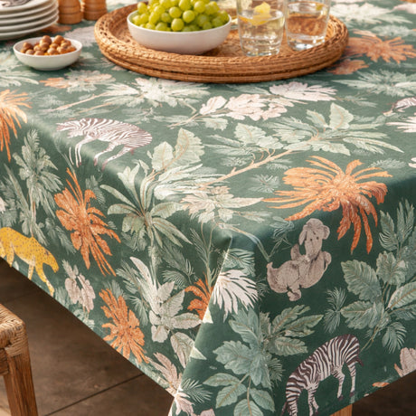 Aventura Khaki – Voksdug med jungle og dyr, miljø