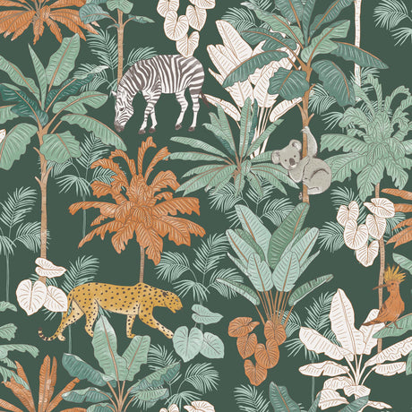 Aventura Khaki – Voksdug med jungle og dyr