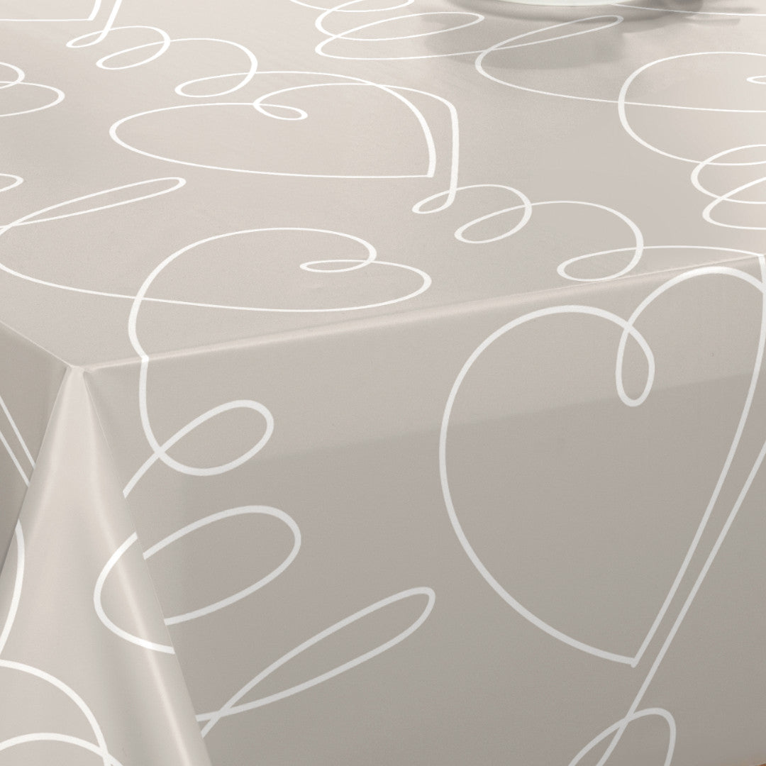 Beat It Earl Grey – Captain Cook voksdug med grafisk stregdesign, hjørne