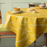 Beat It Tuscany – Captain Cook voksdug med grafisk stregdesign, hjørne