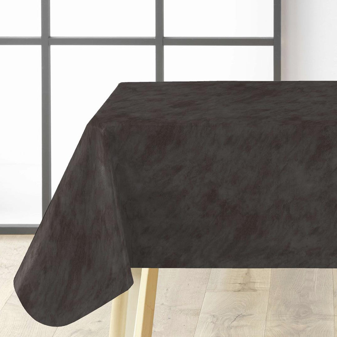 Beton Cire Black - Glat voksdug i sort og grå, hjørne