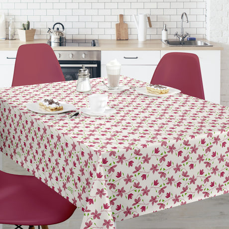 Bloom Bloom Cupcake - 160 cm bred voksdug med blomster, miljø