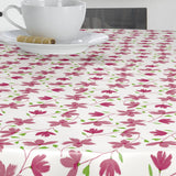Bloom Bloom Cupcake - 160 cm bred voksdug med blomster, nærbillede