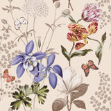 Botanica Blush – Voksdug med blomster og sommerfugle