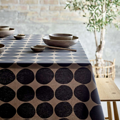 Bubbles Taupe - Sødahl akryldug i 100% bomuld med antiskrid, miljø