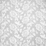 Camellia Lace – Hvid blonde bordløber 50 cm (metermål), motiv