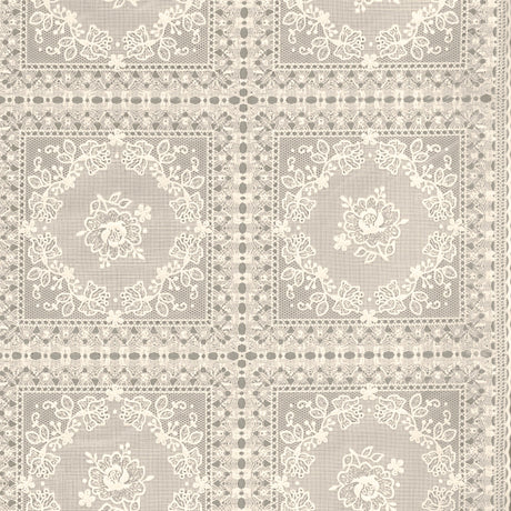 Camille Lace – Klassisk creme blondevoksdug, mønster