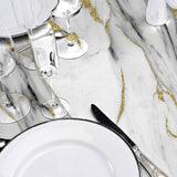 LÆNGDE: 2,2 m - Ceramica – Ekstra kraftig gennemsigtig voksdug med marmoreffekt