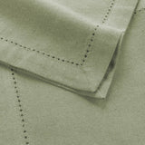 Charline Kaki – Bomuldsservietter 40 x 40 cm (3 pak), nærbillede