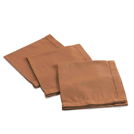Charline Mocha – Bomuldsservietter 40 x 40 cm (3 pak)