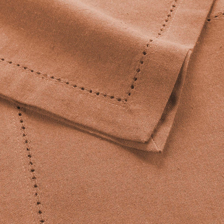 Charline Mocha – Bomuldsservietter 40 x 40 cm (3 pak), nærbillede