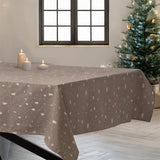 Christmas Carol Natur – Damaskvævet juledug 160 x 370 cm, miljø 2