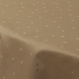 Compliments Damaskdug Confetti, Walnut - Rund Ø 200 cm, nærbillede