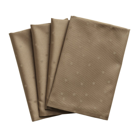Compliments Stofservietter Confetti, Walnut – 45 x 45 cm (4-pack)